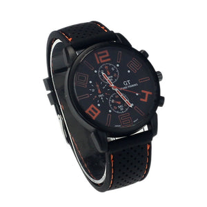 New Mens Stainless Steel Luxury Sport Analog Quartz Clock Wrist Watch